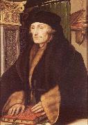 HOLBEIN, Hans the Younger Erasmus Van Rotterdam oil painting